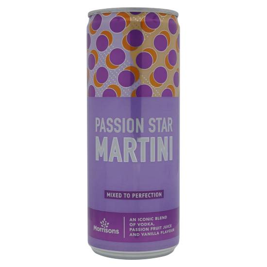 Morrisons Vanilla Flavouring-Vodka, Passion Star Martini (250ml)