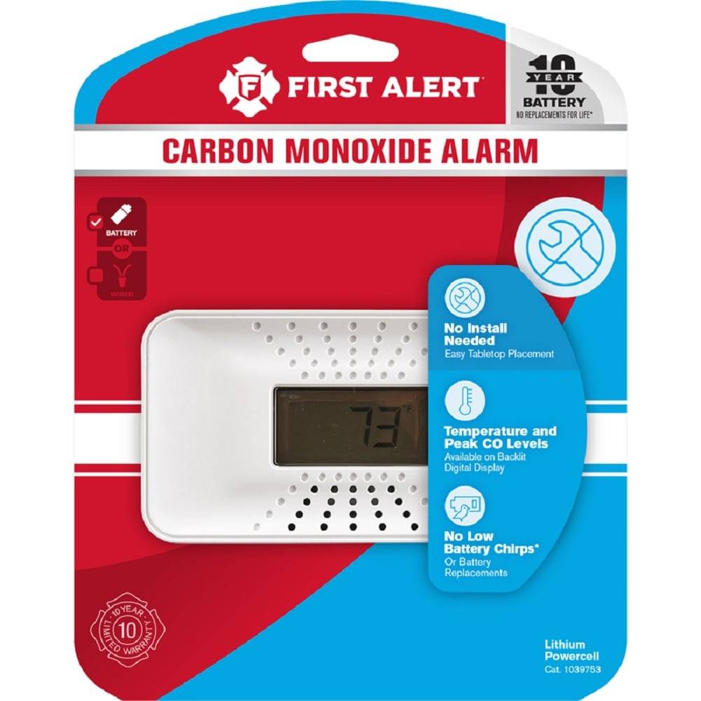 First Alert 10 Year Sealed Battery Co Alarm