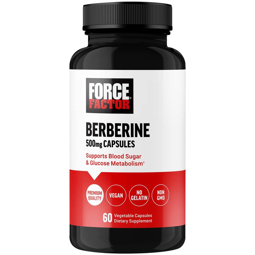 Force Factor Berberine Vegetarian 500 mg Capsules