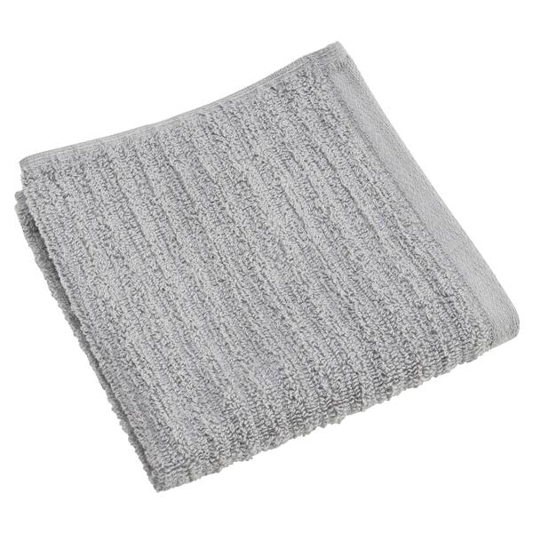 Martex Ultimate Soft Washcloth, 13 in x 13 in, Light Gray Texture