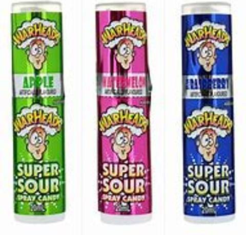 Warheads Super Sour Spray Assorted 0.53oz