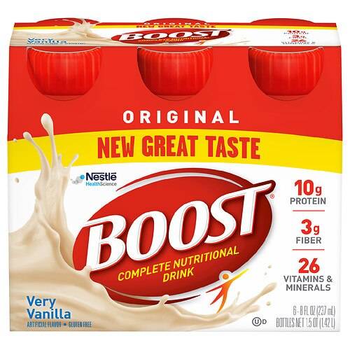 Boost Balanced Nutritional Drink Very Vanilla Very Vanilla - 8.0 oz x 6 pack