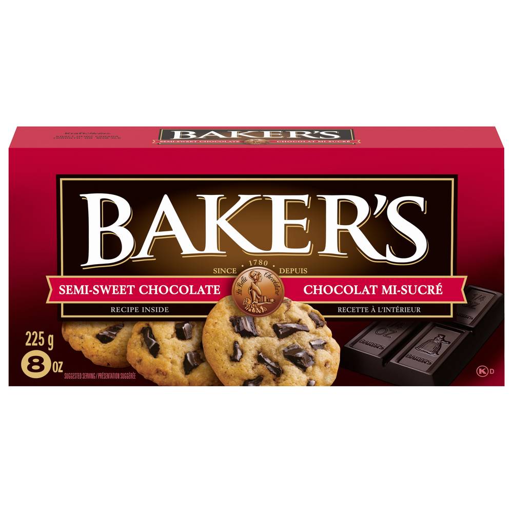 Baker's SemiSweet Chocolate Squares Delivery Near Me Order Online
