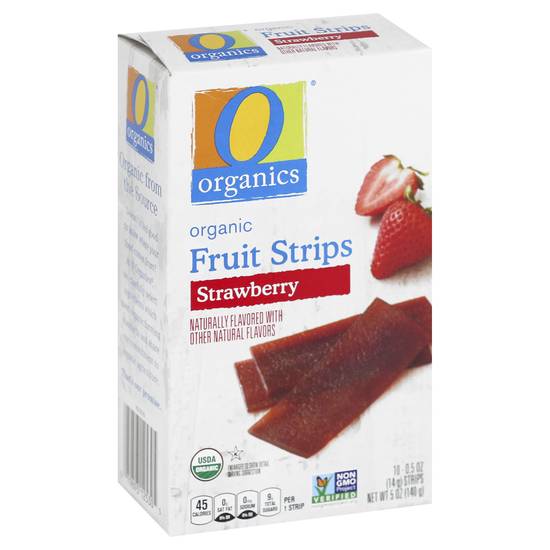 O Organics Strawberry Fruit Strips (10 x 0.5 oz)