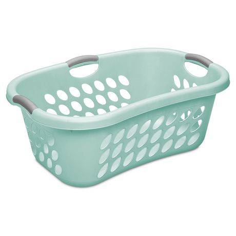 Sterilite Hip Hold Aqua Laundry Basket