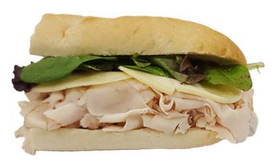 Fresh Creative Cuisine Turkey & Swiss Half Sub Sandwich - 6.75 Oz