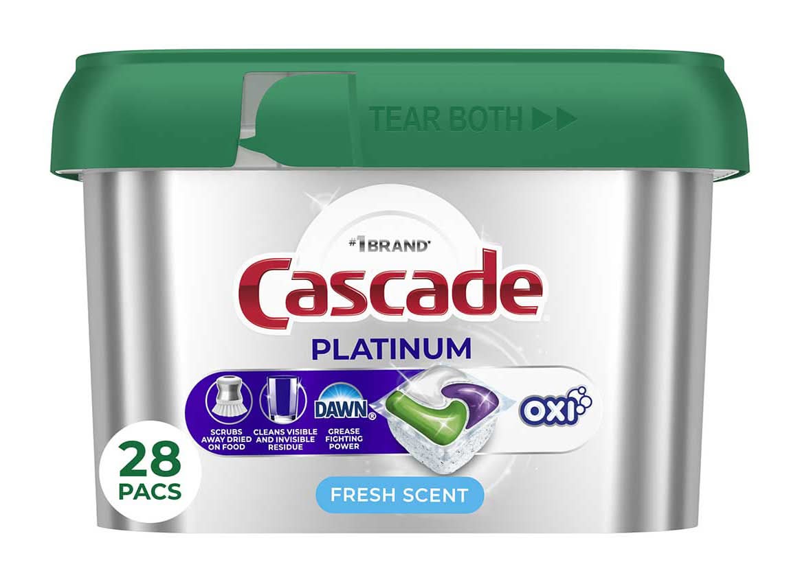 Cascade Platinum Dishwasher Detergent Pods (16.7 oz, 30 ct)