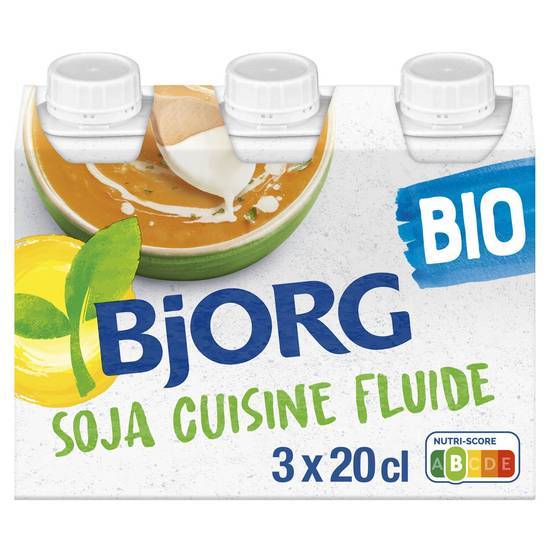 Bjorg - Soja cuisine fluide bio (3 pièces)