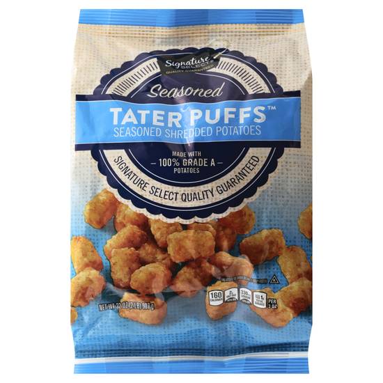 Signature Select Seasoned Tater Puffs Shredded Potatoes (32 oz)