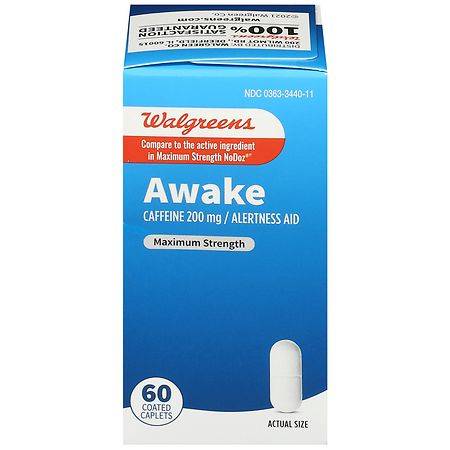 Walgreens Awake Alertness Aid Caplets