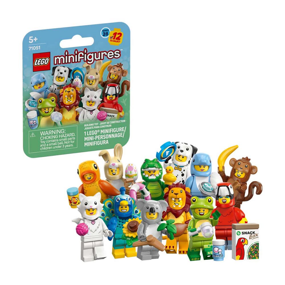 LEGO Minifigures Animal Series 28 Mystery Box Toy 5+ Years (12 ct)