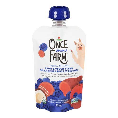 Once Upon a Farm Organic Apple and Blueberry Purée (85 ml)