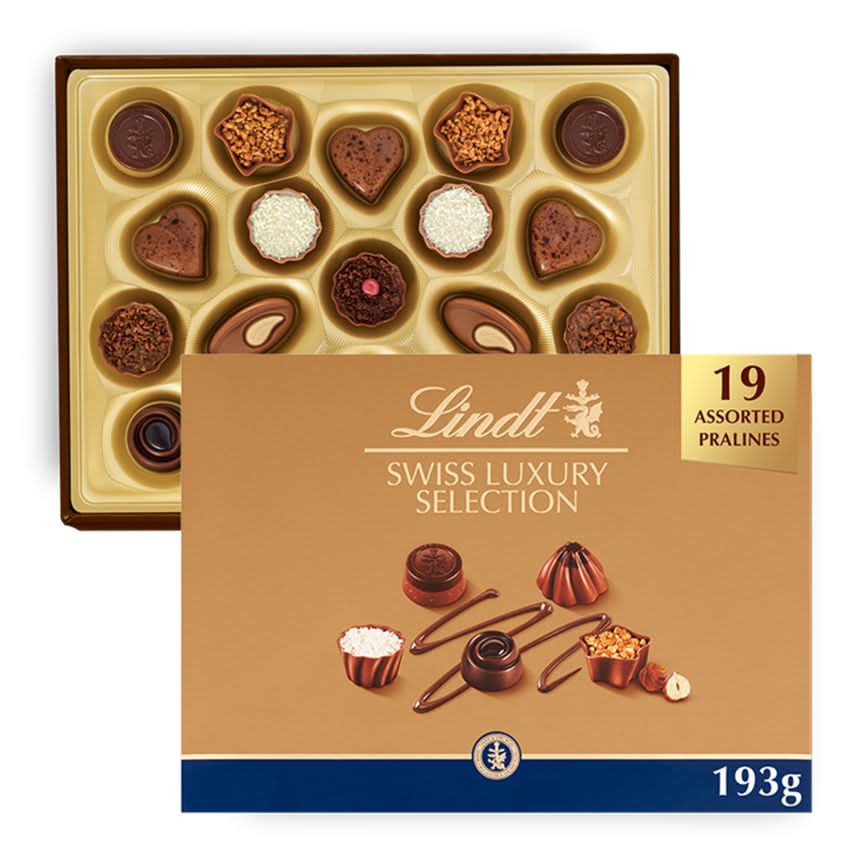Lindt Swiss Luxury Selection Chocolates (193g)