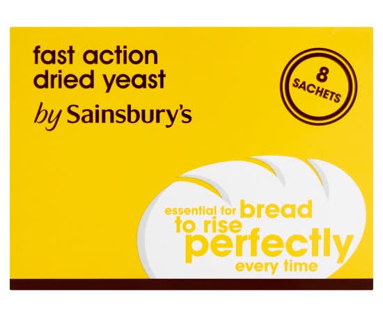 Sainsbury's Fast Action Dried Yeast Sachets (8 pack)