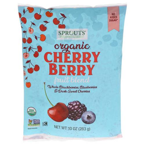 Sprouts Organic Whole Cherry Berry Fruit Blend