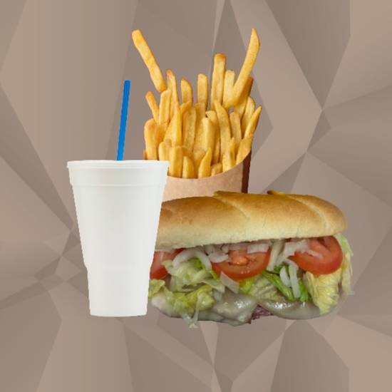 Half Italian Sandwich with Side French Fries Combo