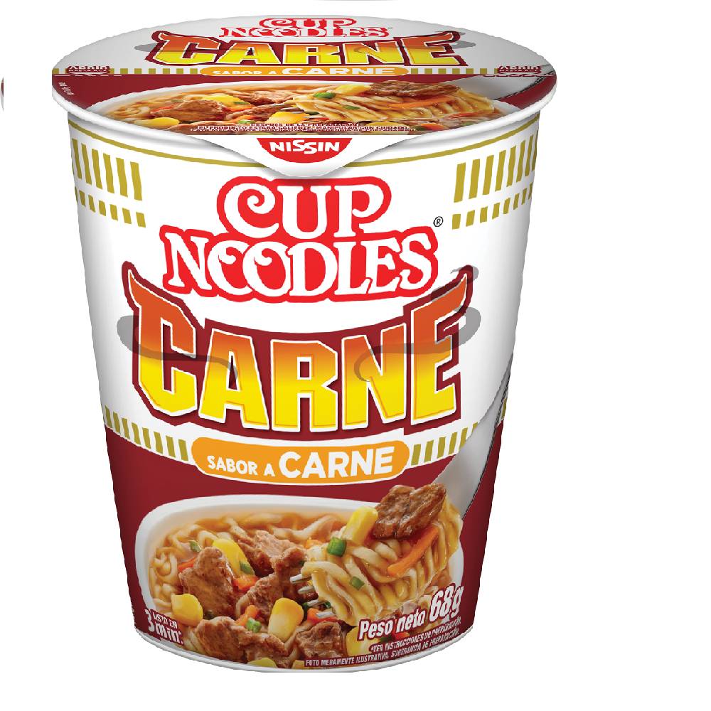 Nissin cup bowl carne (68 g)