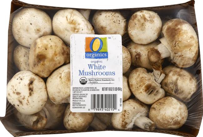 Order O Organics · Organic White Mushrooms (16 oz) food online from Safeway store, Eureka on bringmethat.com
