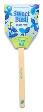 Modern Sprout Sweet Basil Blue Seed Starter Kit