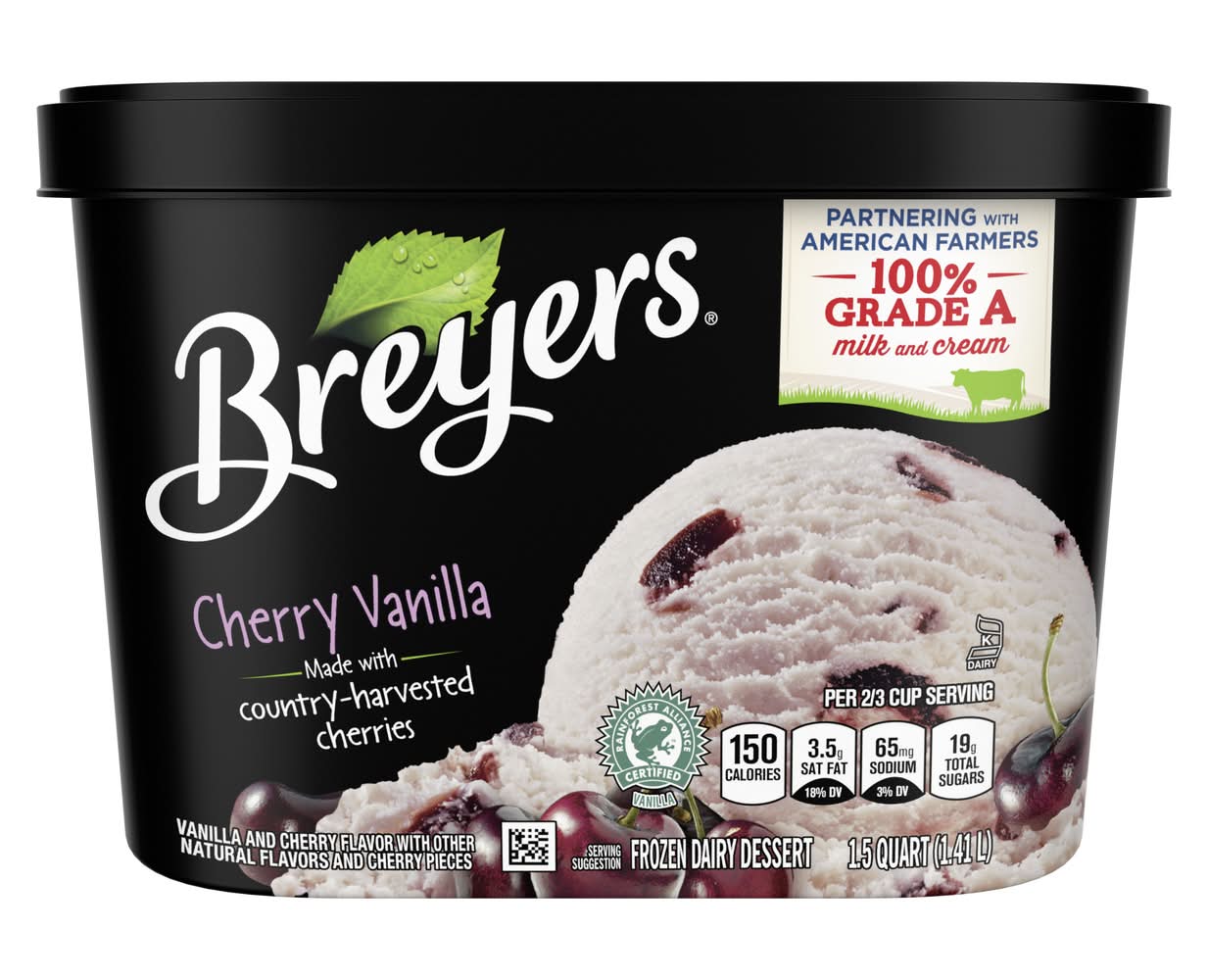 Breyers Cherry Vanilla Flavored Ice Cream (3 lbs)