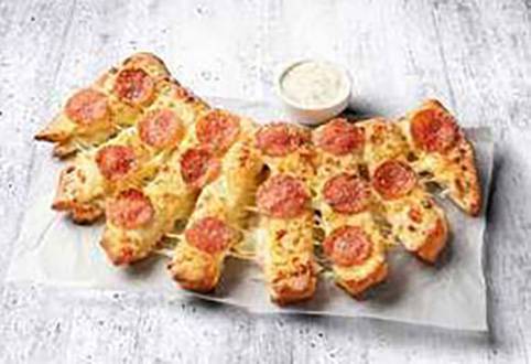 Cheesy Garlic Tear & Share with Pepperoni