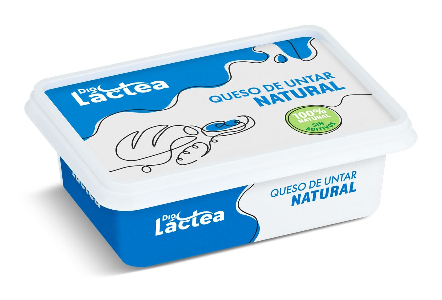 Queso De Untar Natural Dia Láctea Tarrina 250 G
