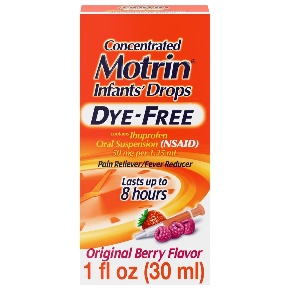 Motrin Original Berry Flavor Infants' Liquid Medicine Drops