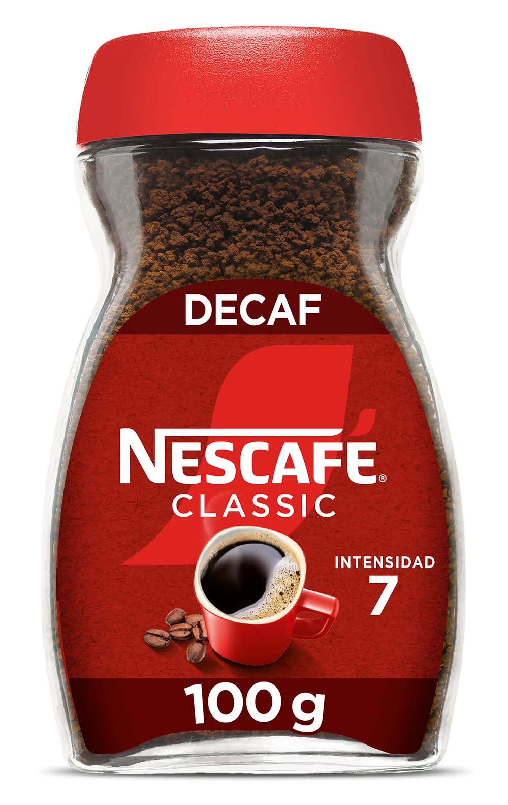 Café Soluble Descafeinado Nescafé Frasco 100 G