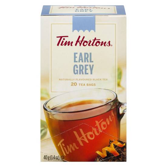 Tim Hortons Naturally Flavoured Black Tea Earl Grey (20 ea)