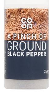 The Co-operative Loved by Us Ground Black Pepper 25g