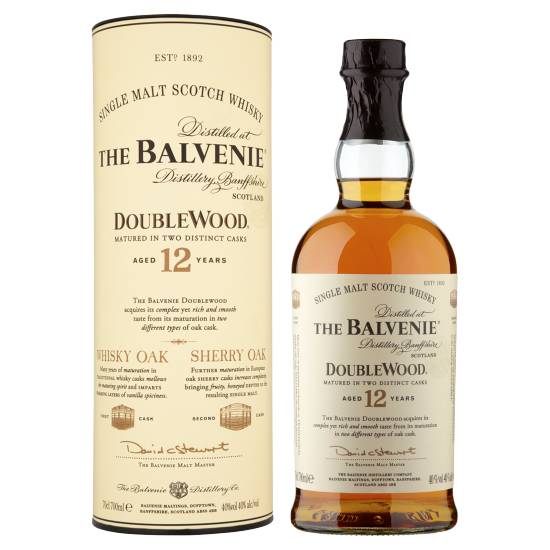 The Balvenie Doublewood Aged 12 Years Single Malt Scotch Whisky ( 700 ml )