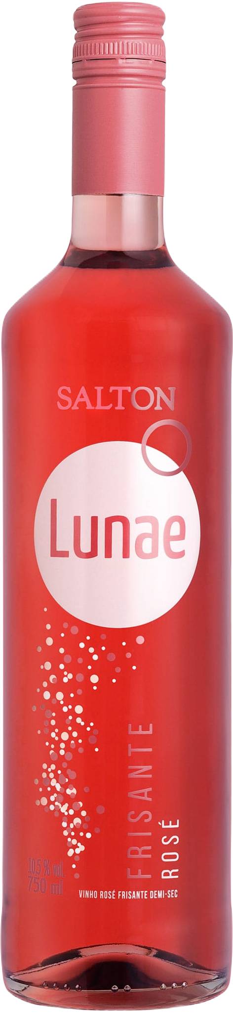 Salton vinho nacional frisante gaseificado lunae rosé demi-sec (750 ml)