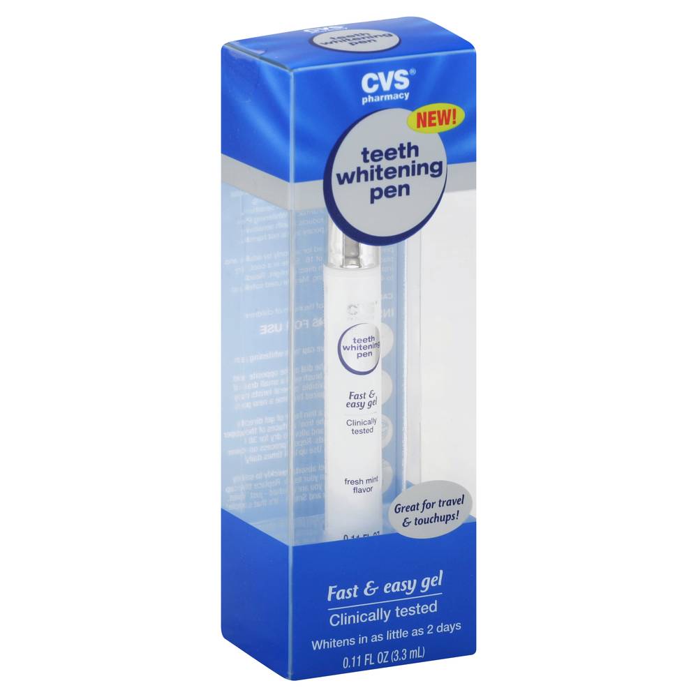 Cvs Fresh Mint Flavor Gel Teeth Whitening Pen