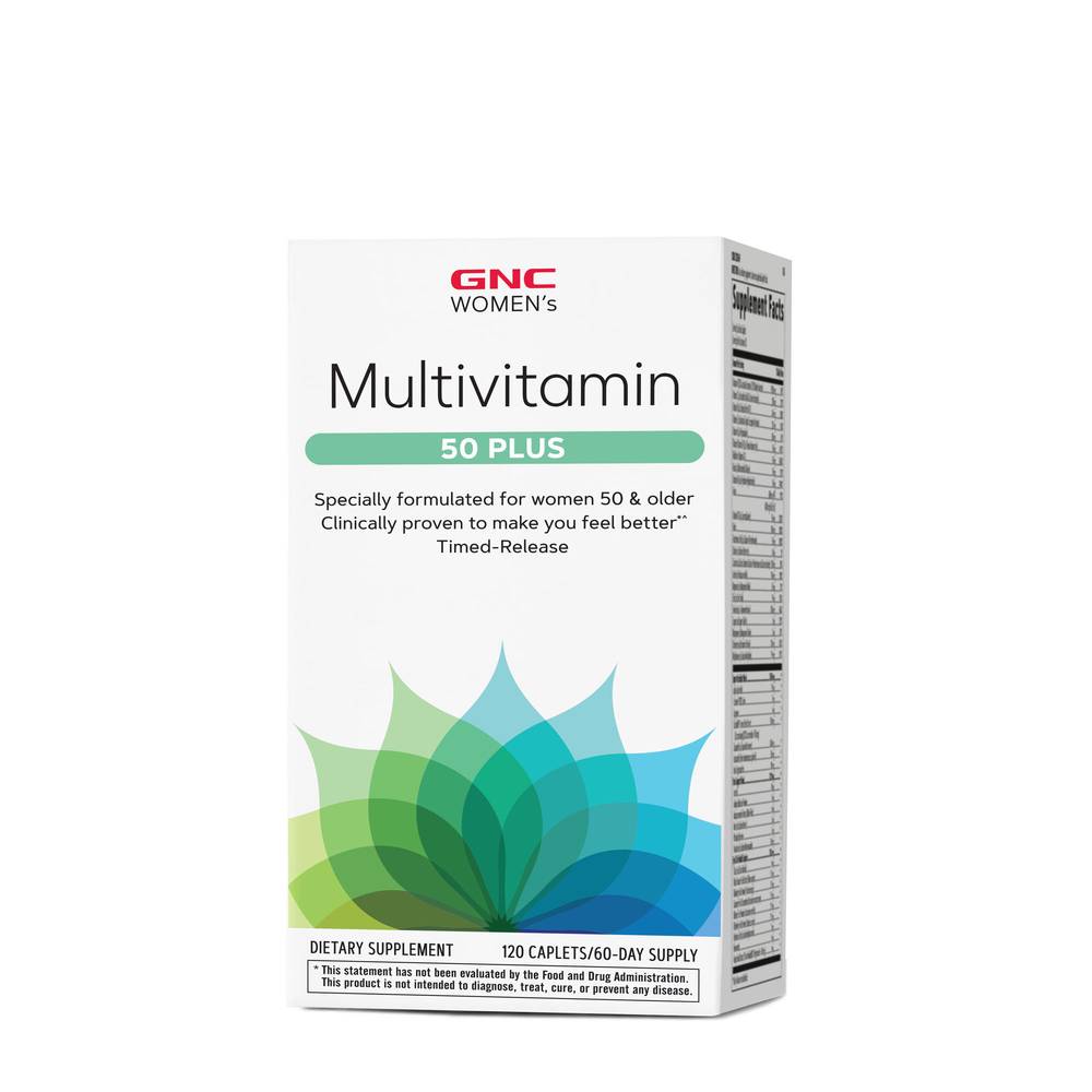 GNC Women's Multivitamin 50 Plus Dietary Supplement (120 ct)