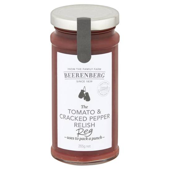 Beerenberg Relish Tomato & Cracked Pepper 265g