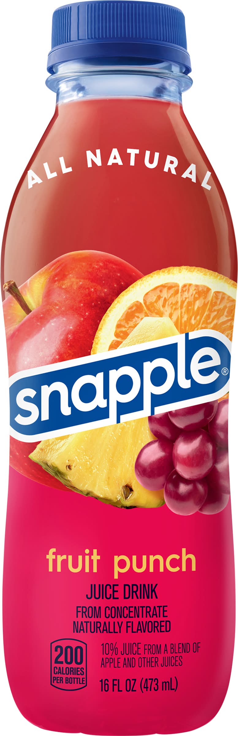 Snapple All Natural Fruit Punch Juice Drink (16 fl oz)