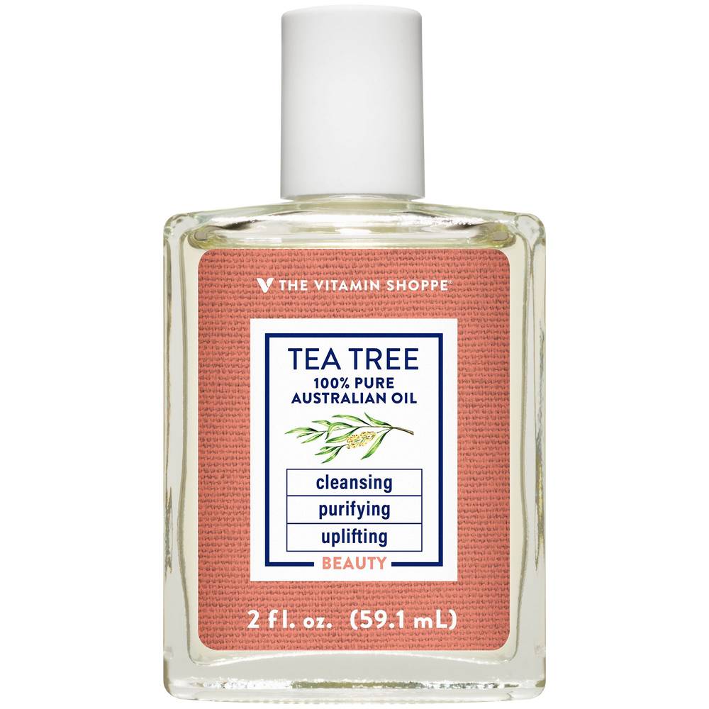 100% Pure Australian Tea Tree Oil - Cleansing, Purifying, & Uplifting (2 Fl. Oz.)
