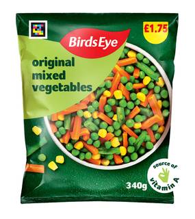 Birds Eye Mixed Vegetables 340g
