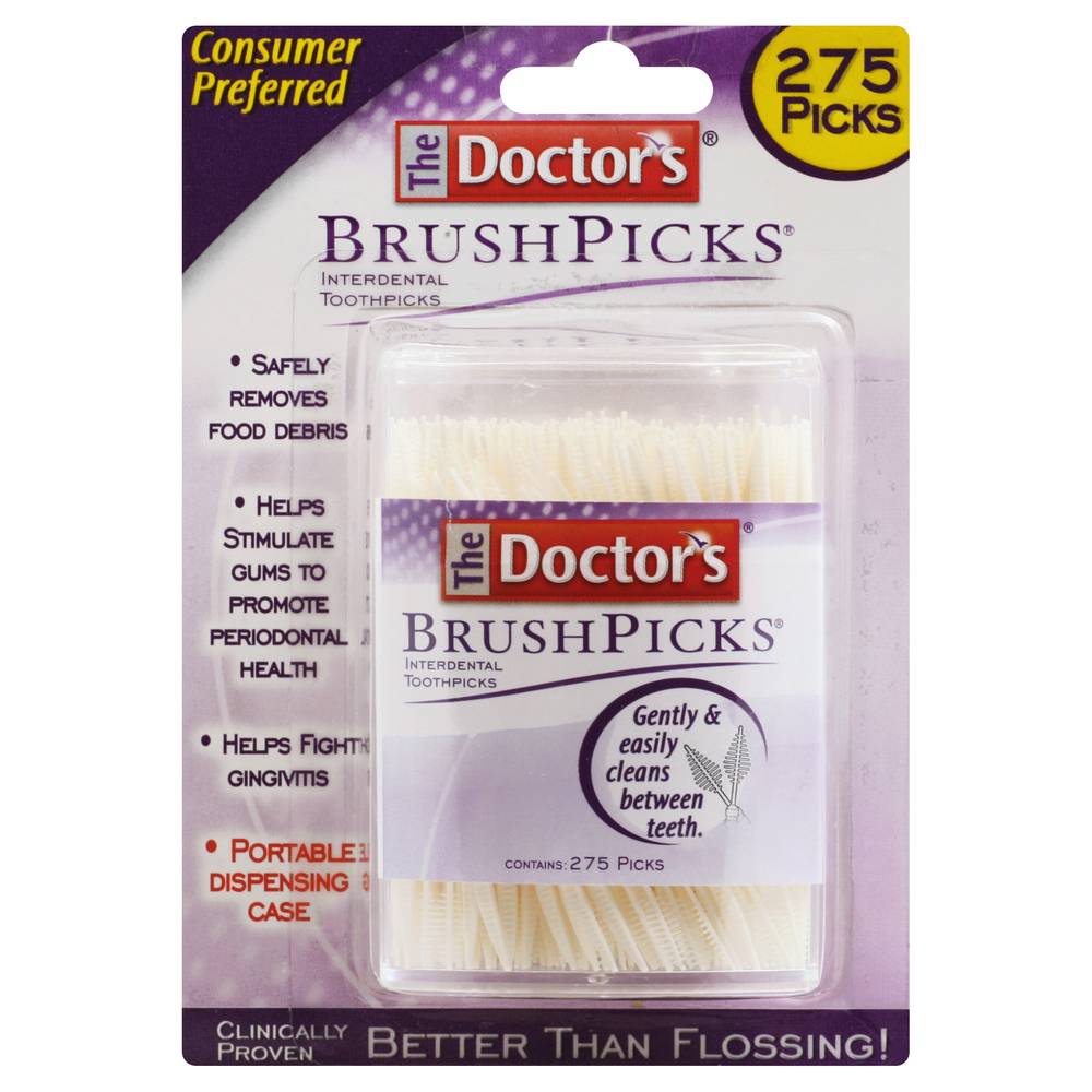 The Doctor's Brushpicks Interdental Toothpicks