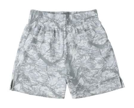 Juniors Fleece Sweat Short Large Camo