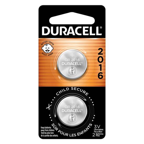 Duracell 2016 Lithium 3v Coin Cell Battery