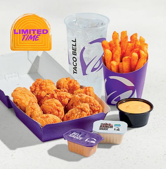 10 Piece Crispy Chicken Nuggets Combo