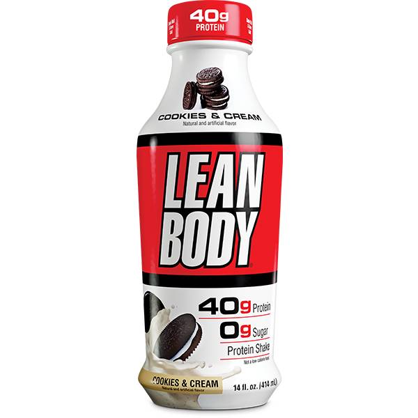 Lean Body Cookies & Cream Protein Shake 17oz