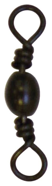 Eagle Claw Barrel Swivels - 20 Pack (Black, 12)