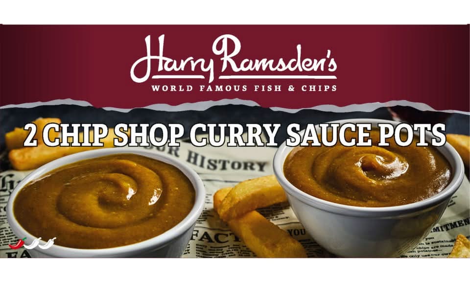 Harry Ramsden's Chip Shop Curry Sauce Pots (2 pack)