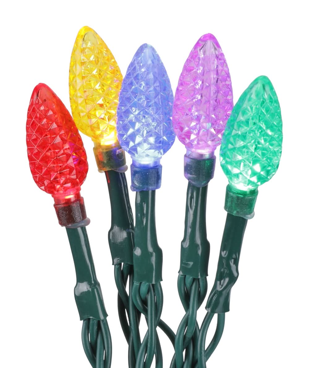 Holiday Living 35 -Count 11.66-ft Multicolor LED Battery-operated Indoor Christmas String Lights Timer