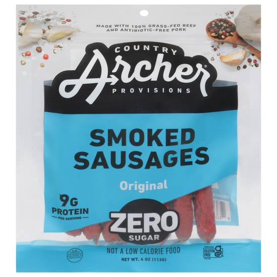 Country Archer Zero Sugar Mild Original Smoked Sausages