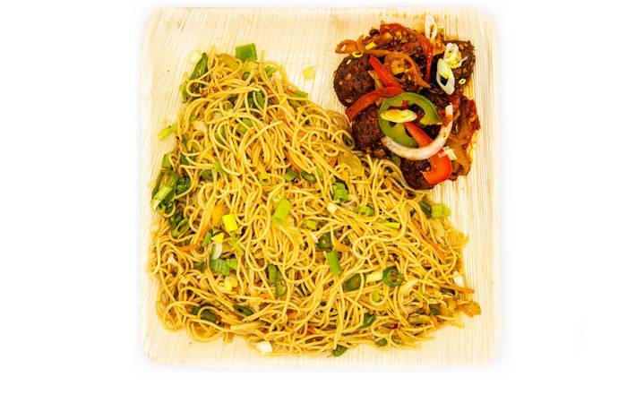 Veg Manchurian Noodles