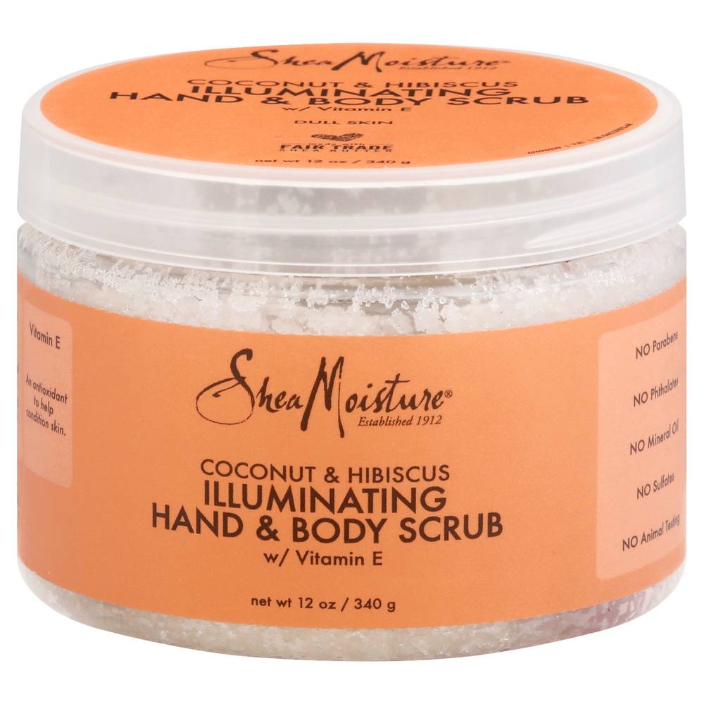 SheaMoisture Hand & Body Scrub Coconut & Hibiscu (12 oz)