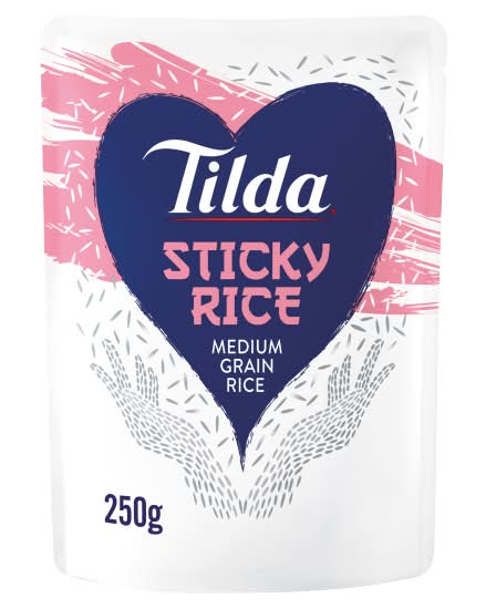 Tilda Classics Sticky Medium Grain Rice (250g)